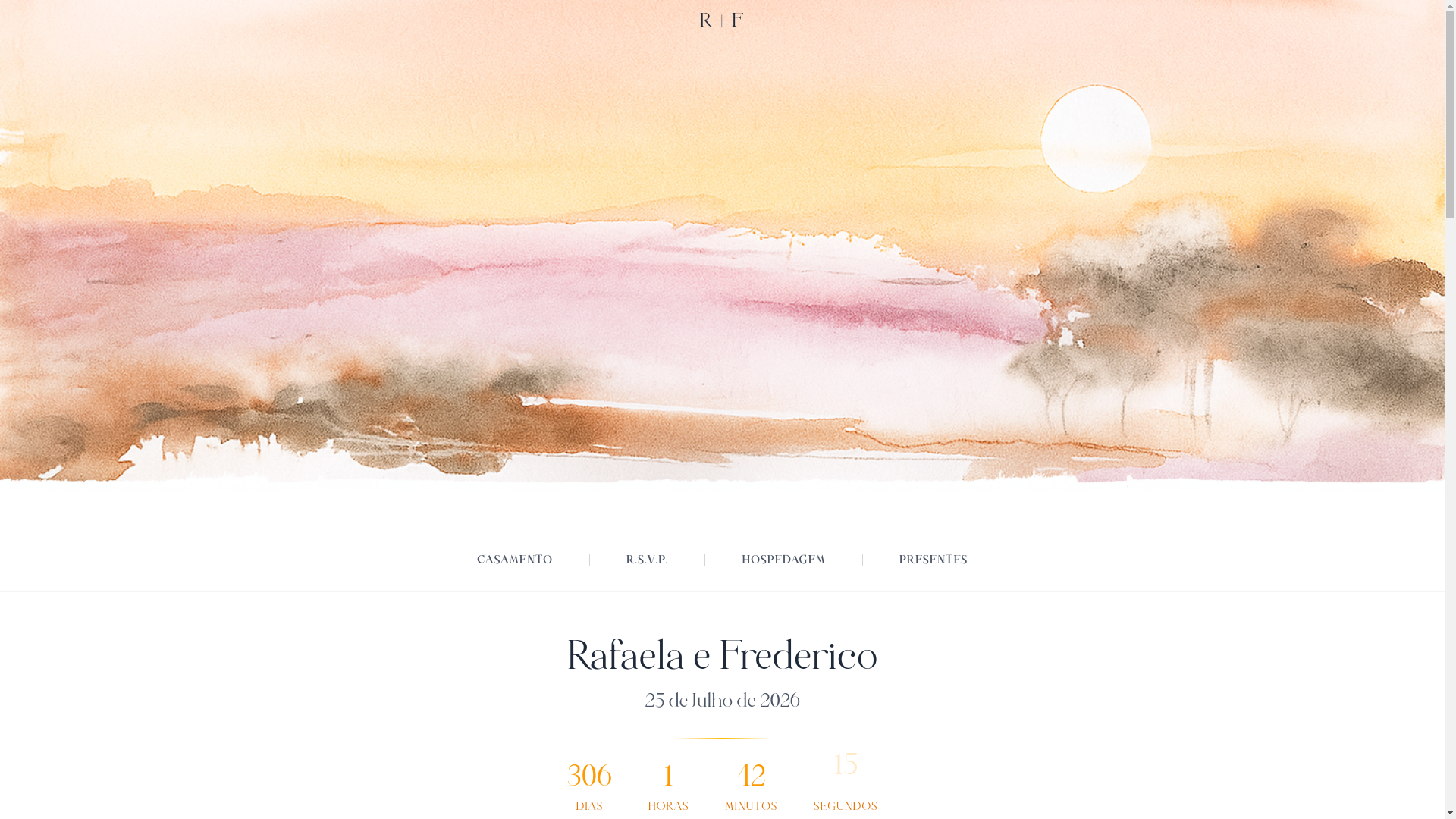 website screenshot of https://rafaelaefrederico.com.br/
