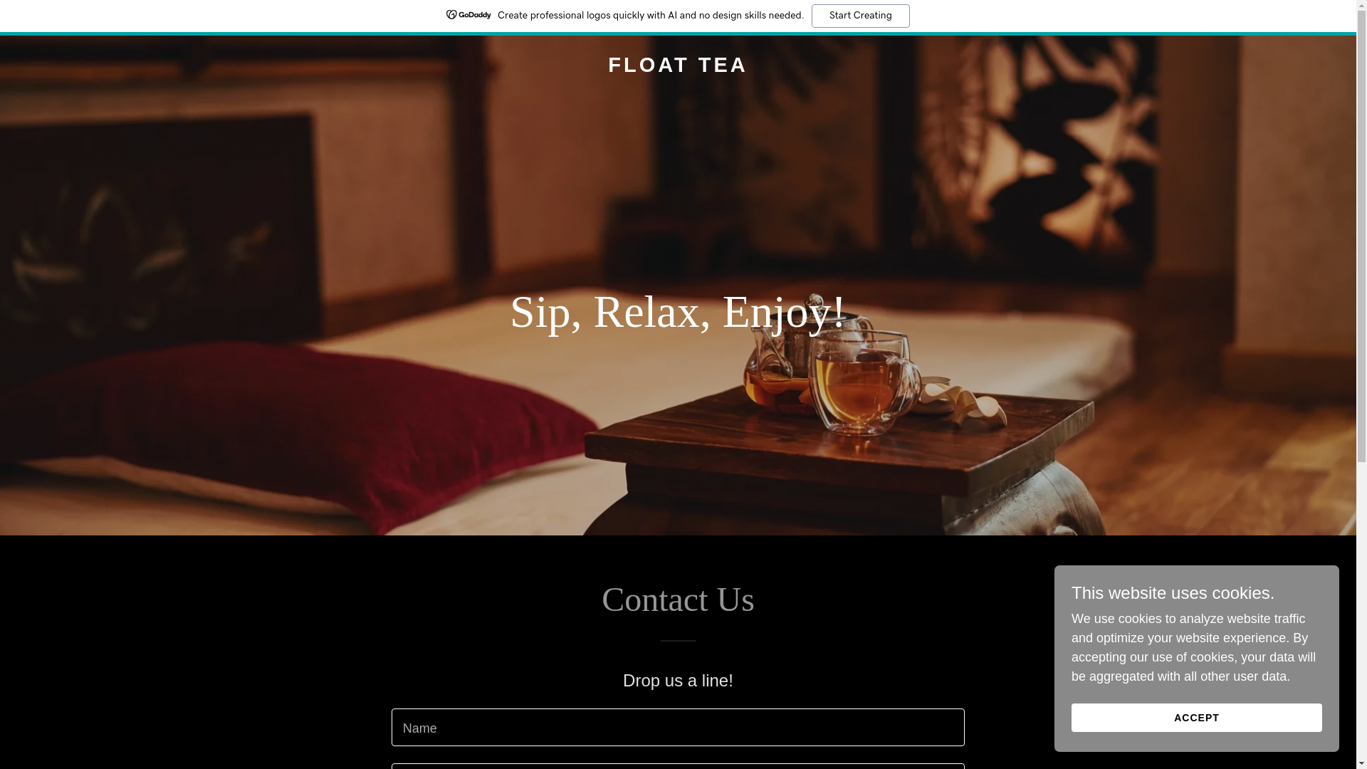 website screenshot of https://floattea.com/