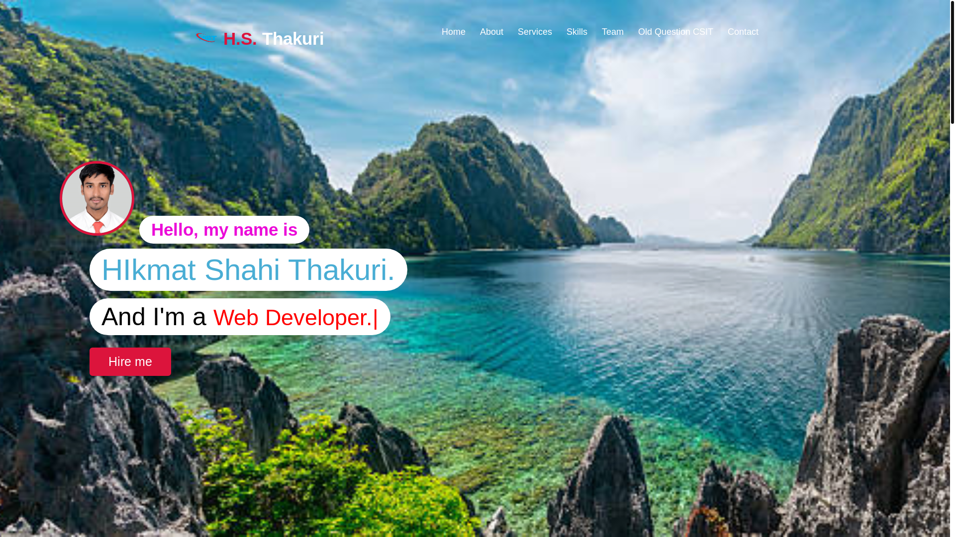 website screenshot of https://personal-website-eyy.pages.dev/