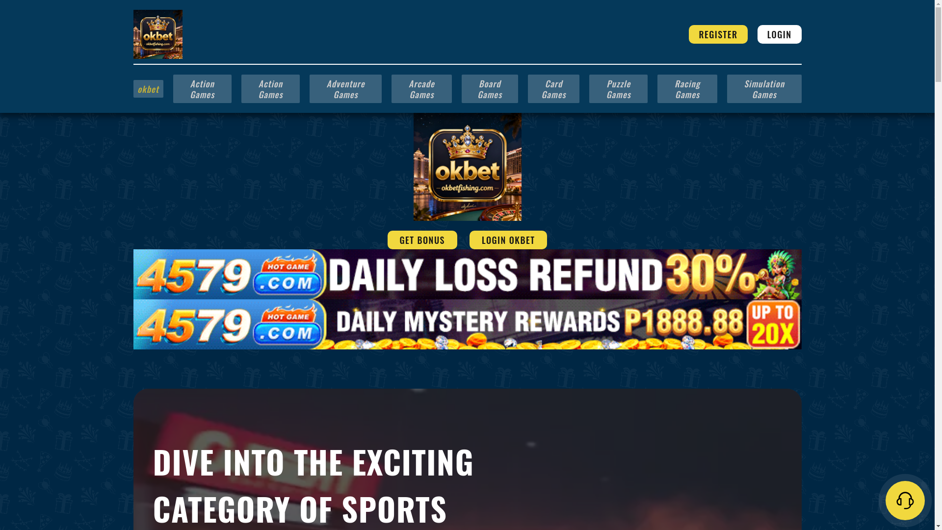 website screenshot of https://okbetfishing.com/