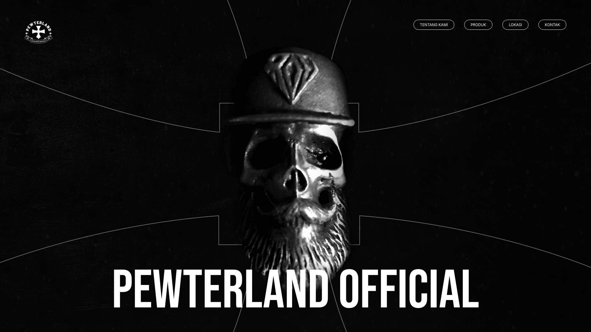 website screenshot of https://pewterlandindonesia.web.id/