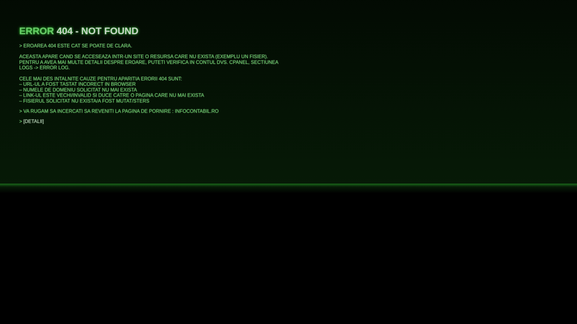 website screenshot of https://infocontabil.ro/