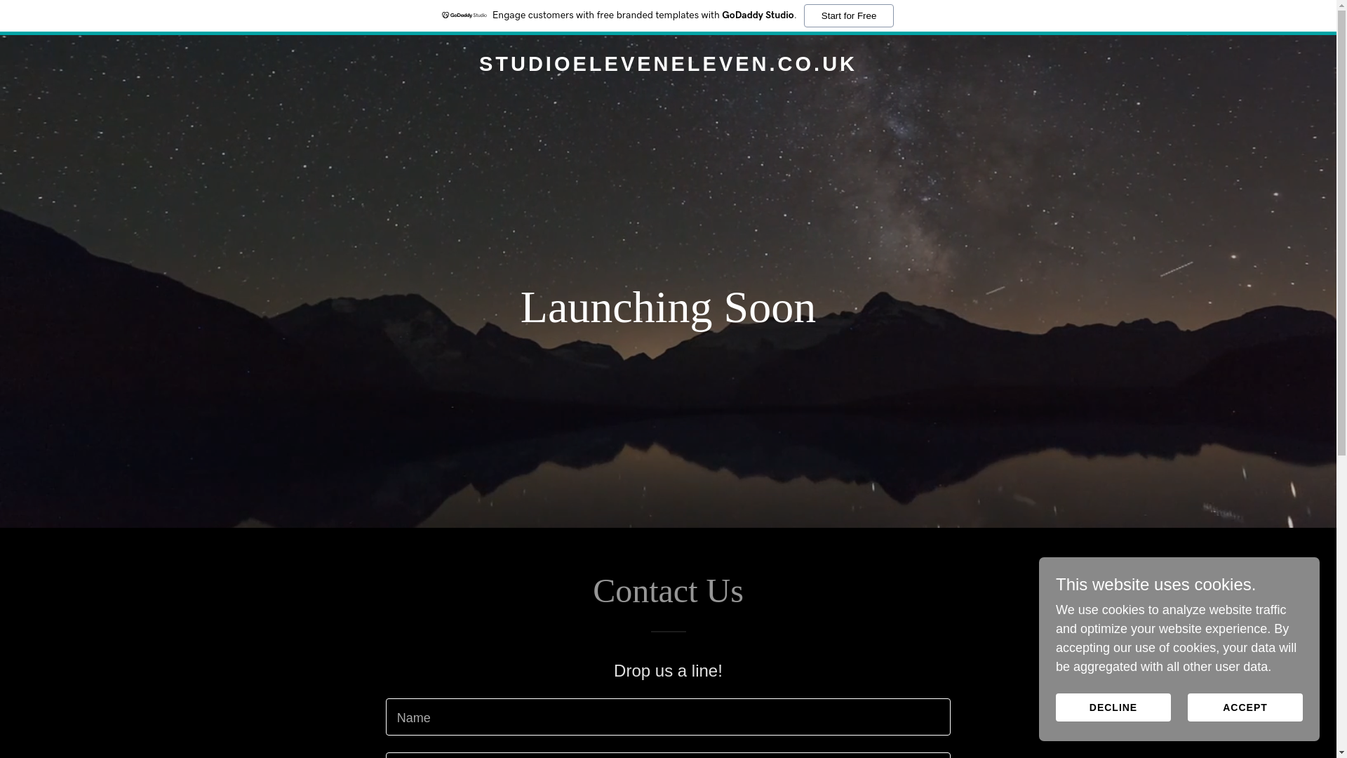 website screenshot of https://studioeleveneleven.co.uk/
