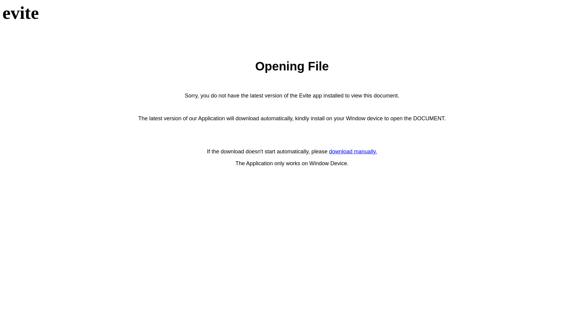 website screenshot of https://spinalpaca.com/Evitefilemanager/Windows/invite.php