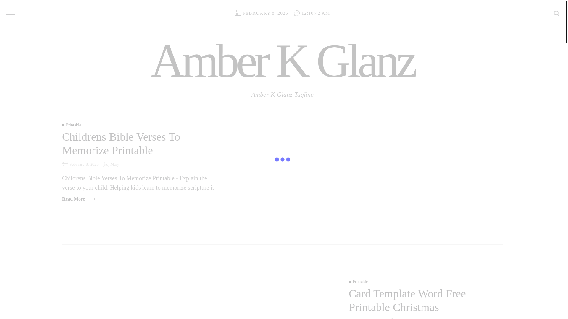 website screenshot of https://amberkglanzl.pages.dev/