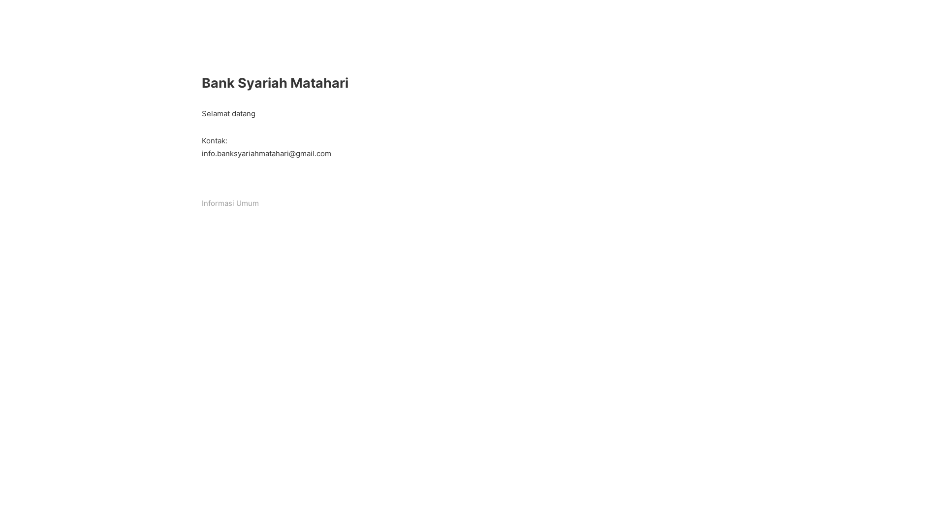 website screenshot of https://banksyariahmatahari.com/