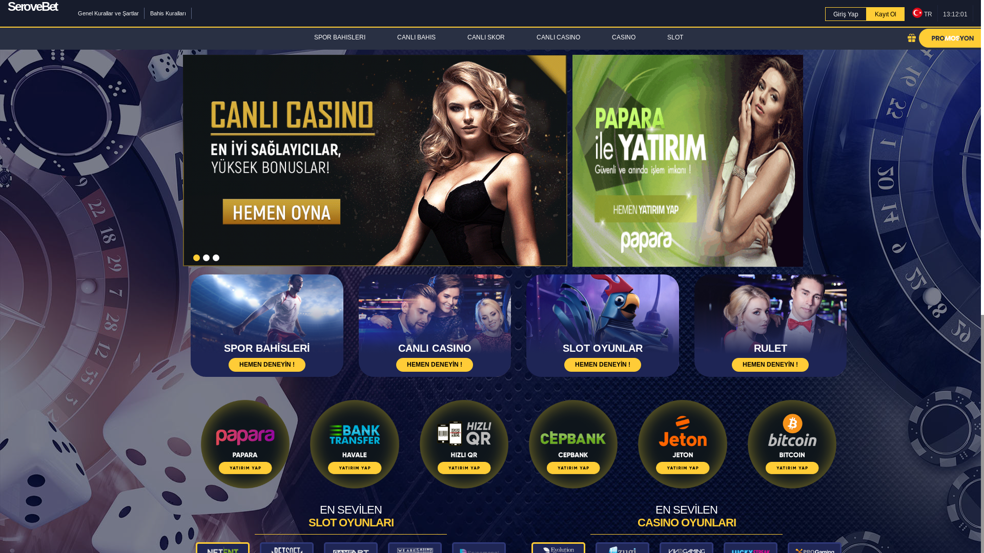 website screenshot of https://serovebet727.com/