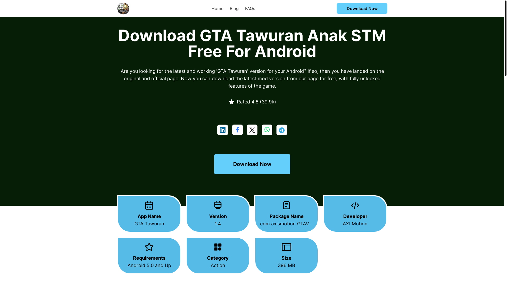 website screenshot of https://gtatawuran.com/