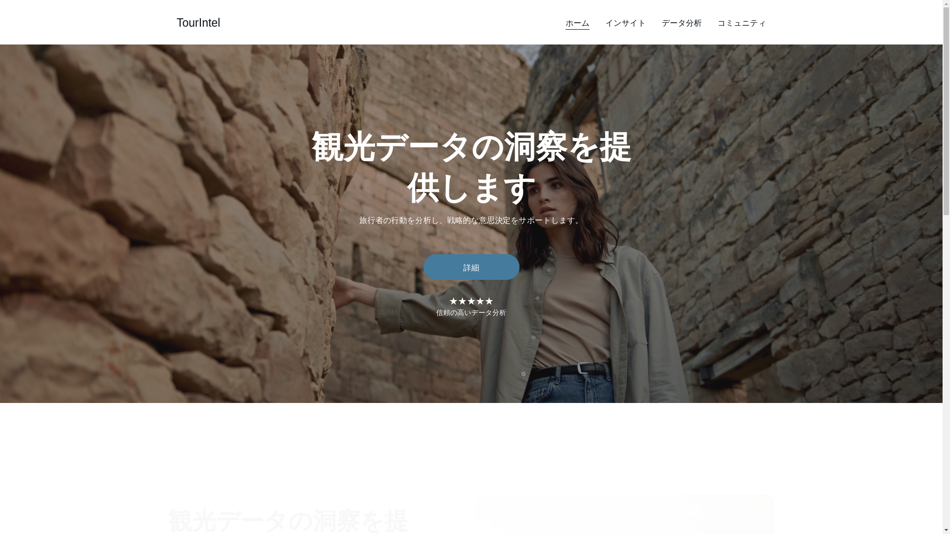 website screenshot of https://tourintel.world/