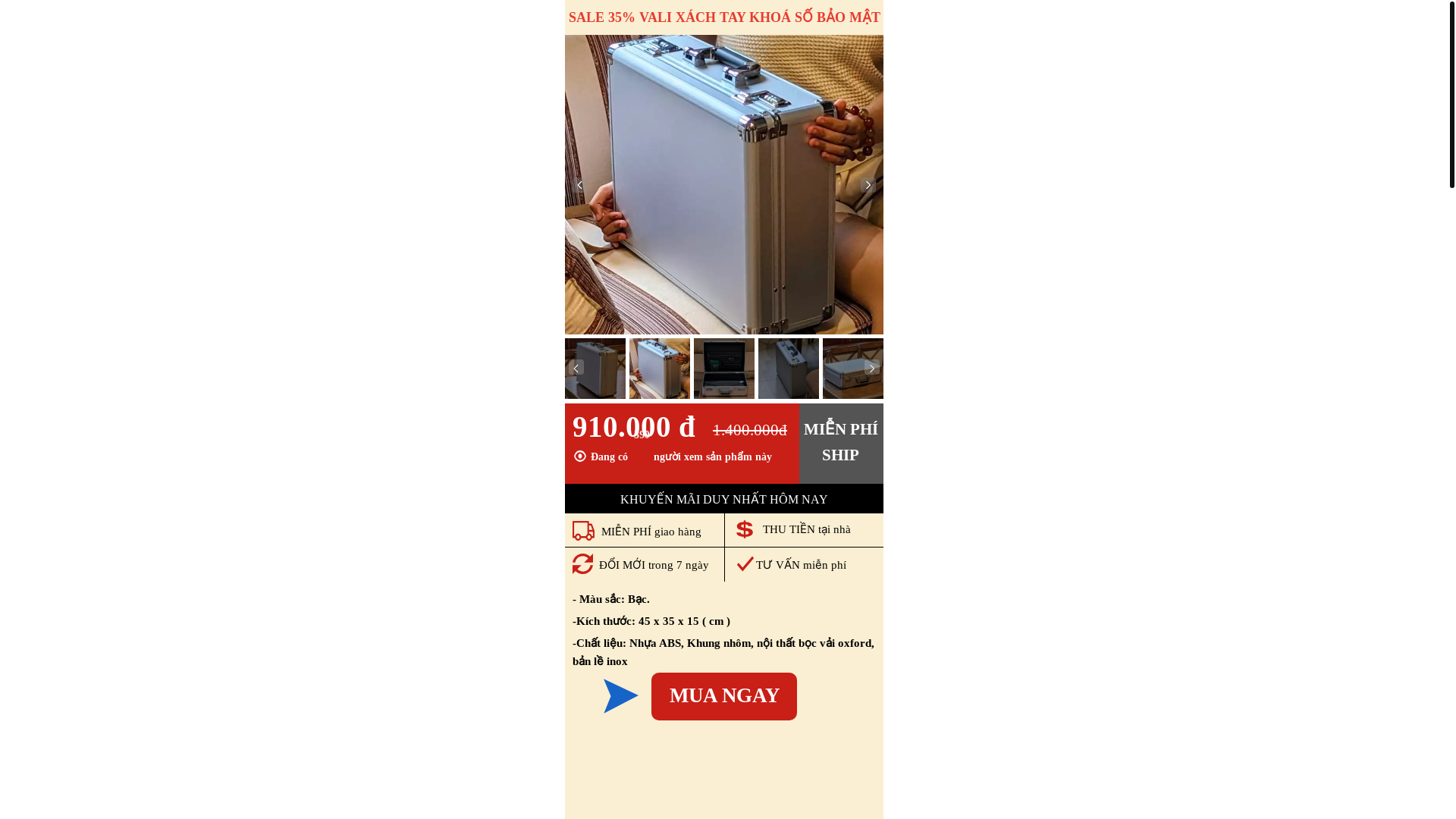 website screenshot of https://valixachtaykhoaso.store/