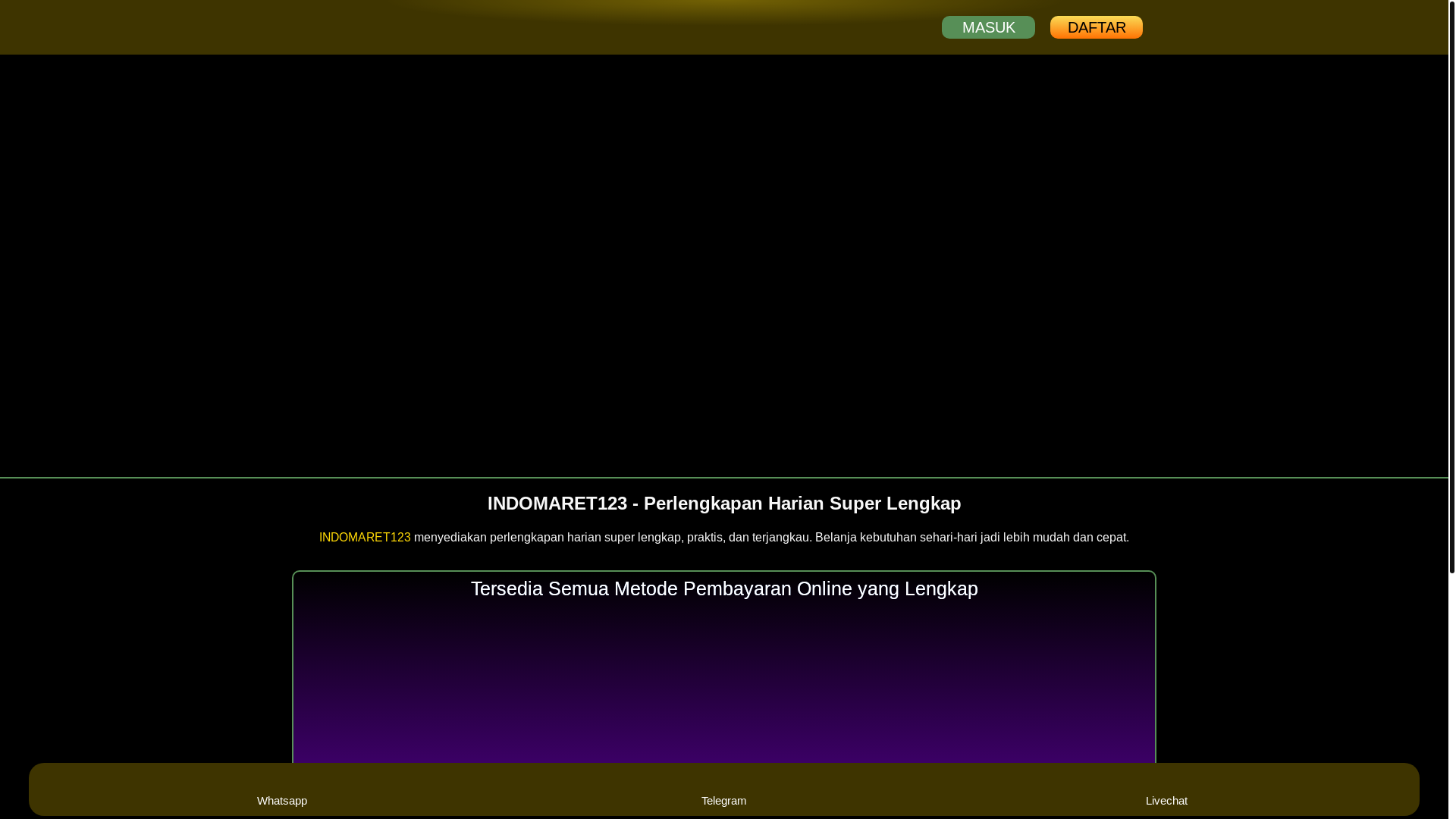 website screenshot of https://indomaret123.org/