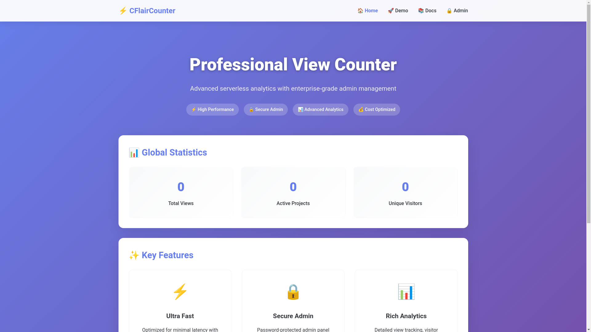 website screenshot of https://cflaircounter.pages.dev/