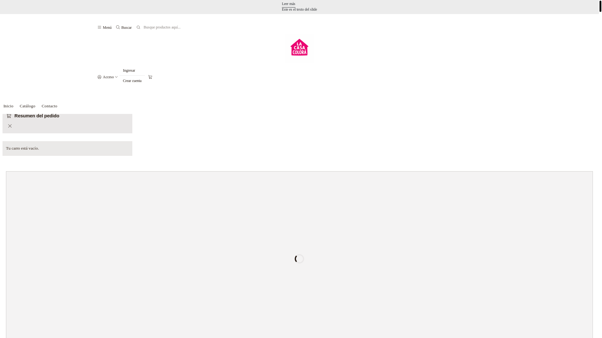 website screenshot of https://lacasacolora.com/