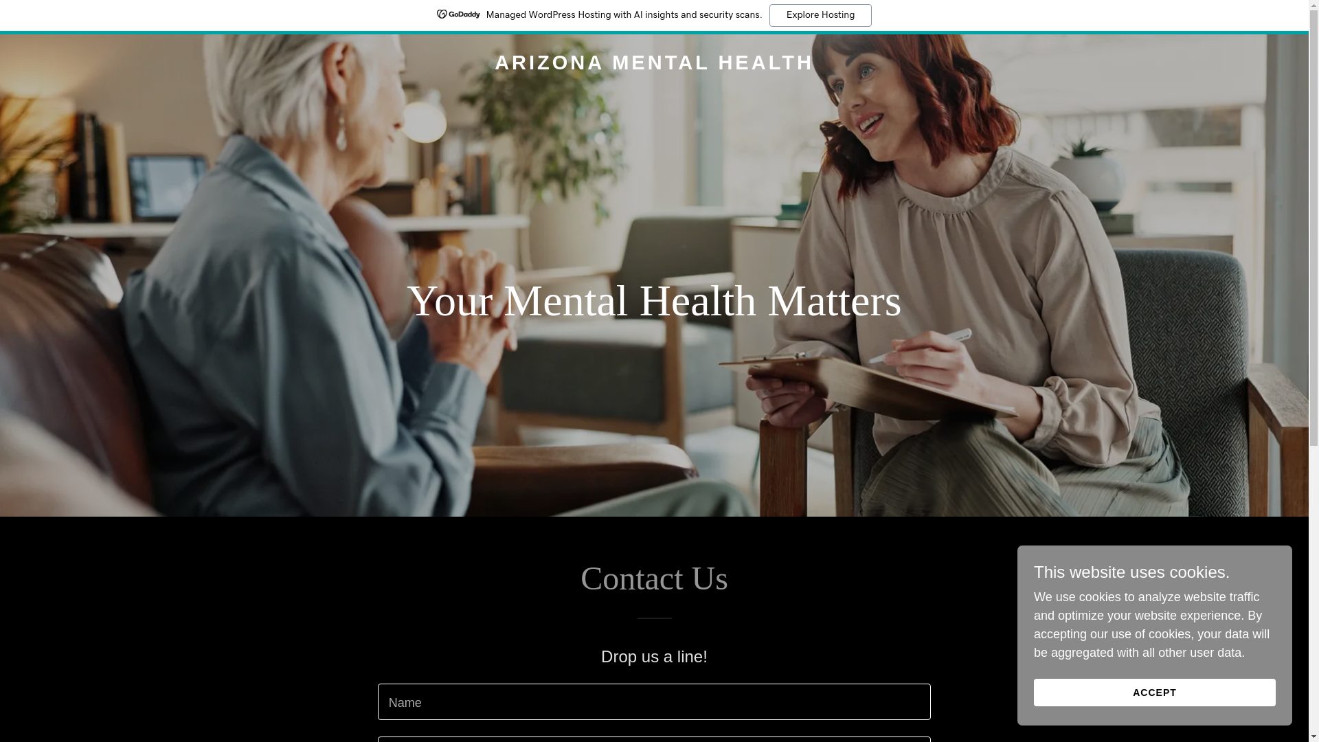 website screenshot of https://az-psychiatry.com/