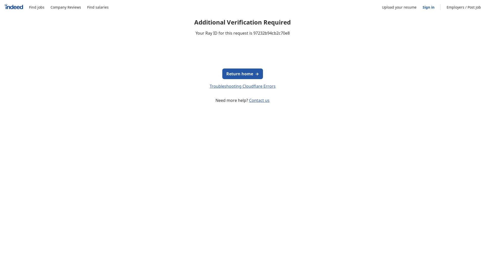 website screenshot of https://www.indeed.com/
