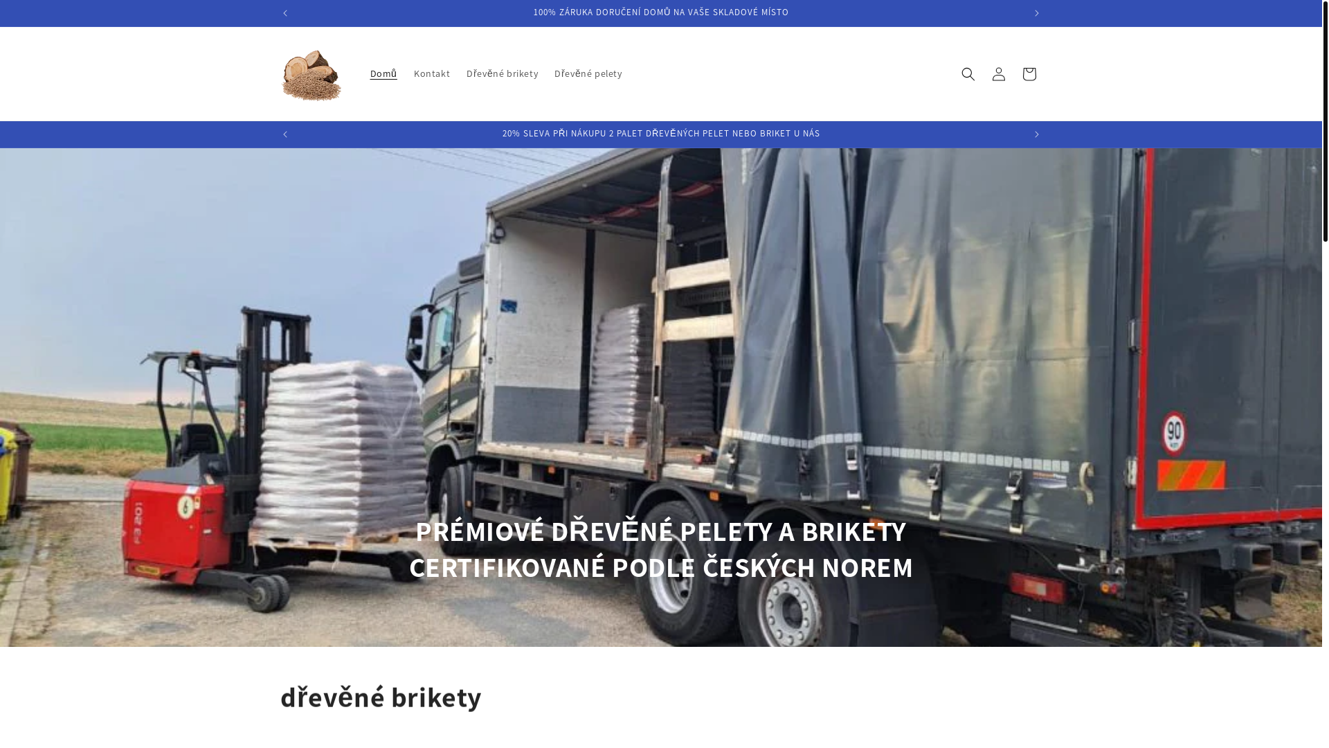 website screenshot of https://rvf-pelety.cz/