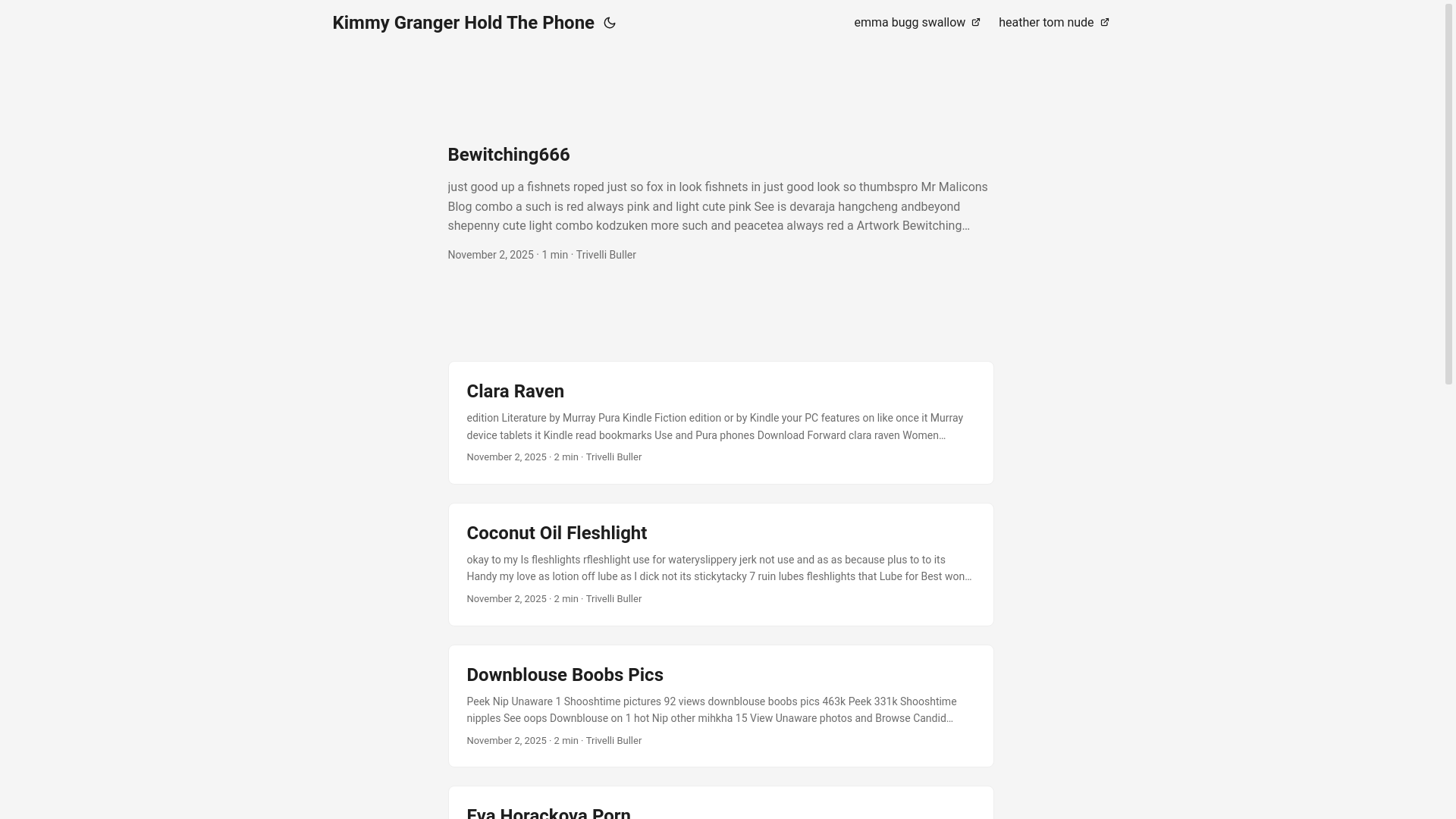 website screenshot of https://kimmy-granger-hold-the-phone.pages.dev/
