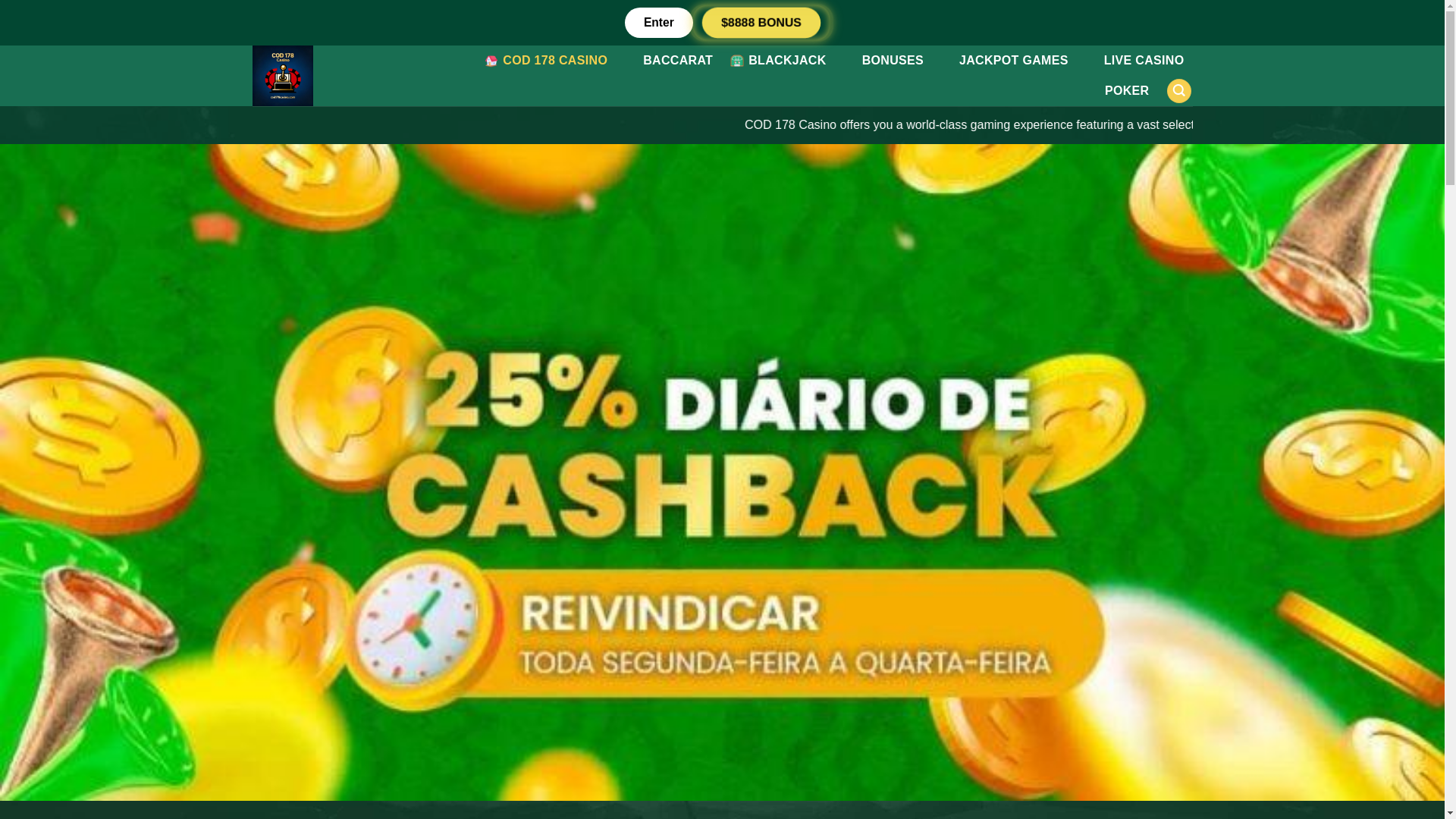 website screenshot of https://cod178casino.com/