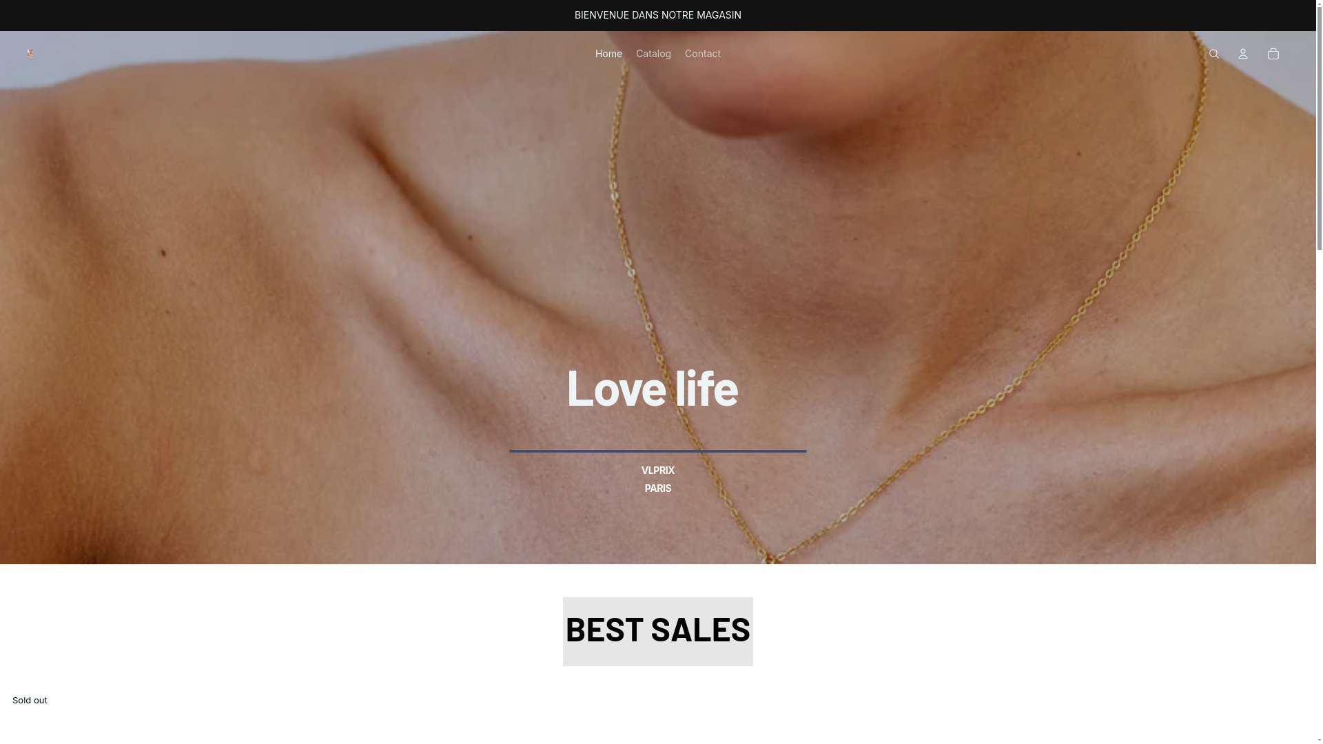 website screenshot of https://vlprix.shop/