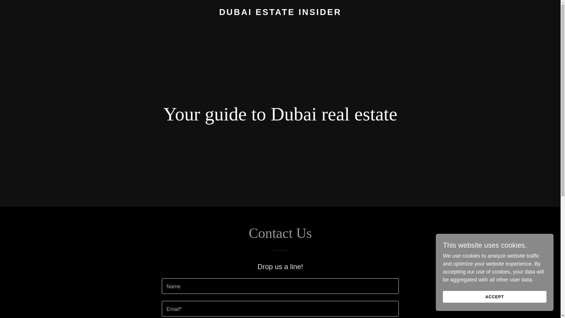 website screenshot of https://dubaiestateinsider.com/