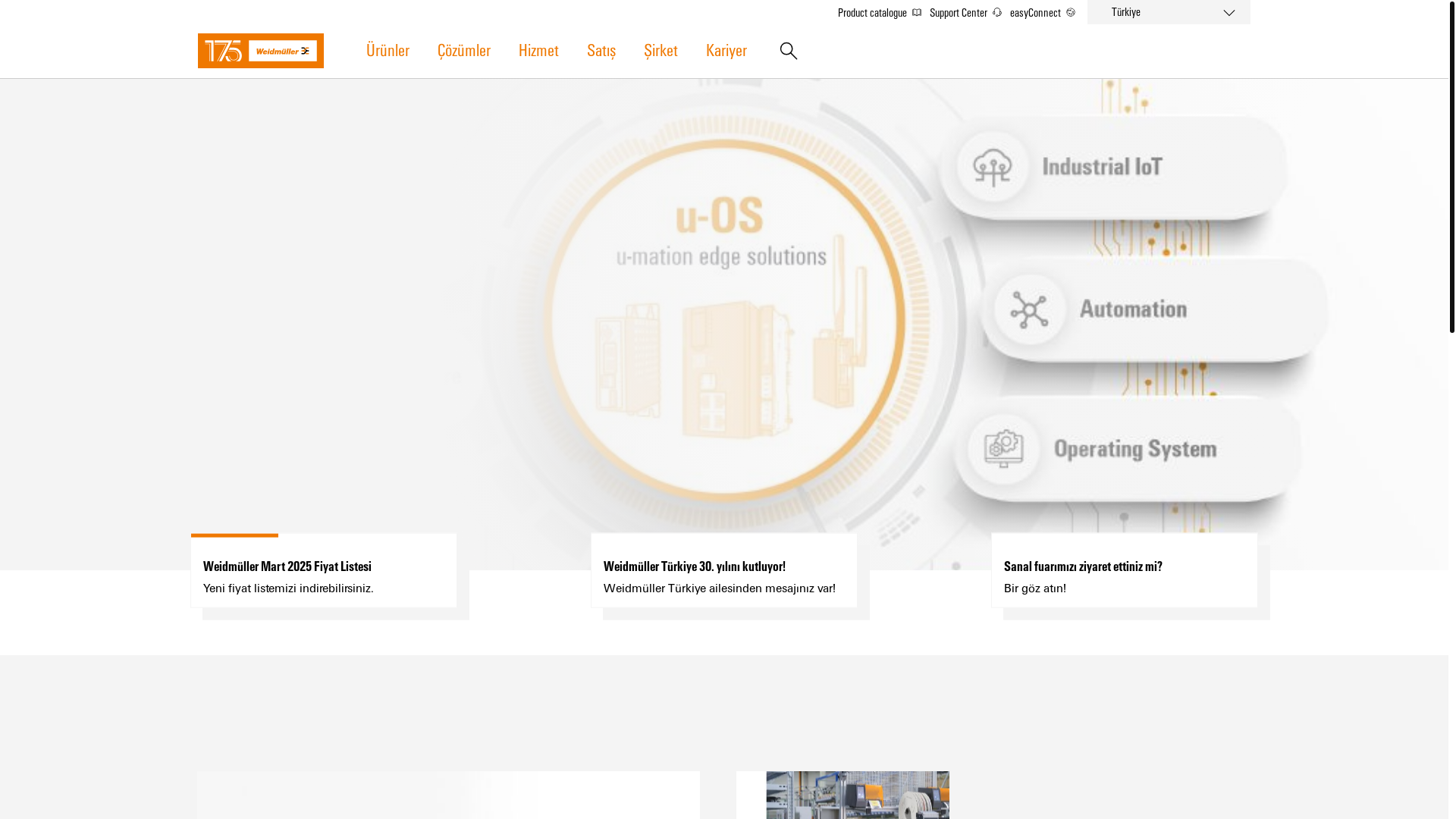 website screenshot of https://weidmuller.com.tr