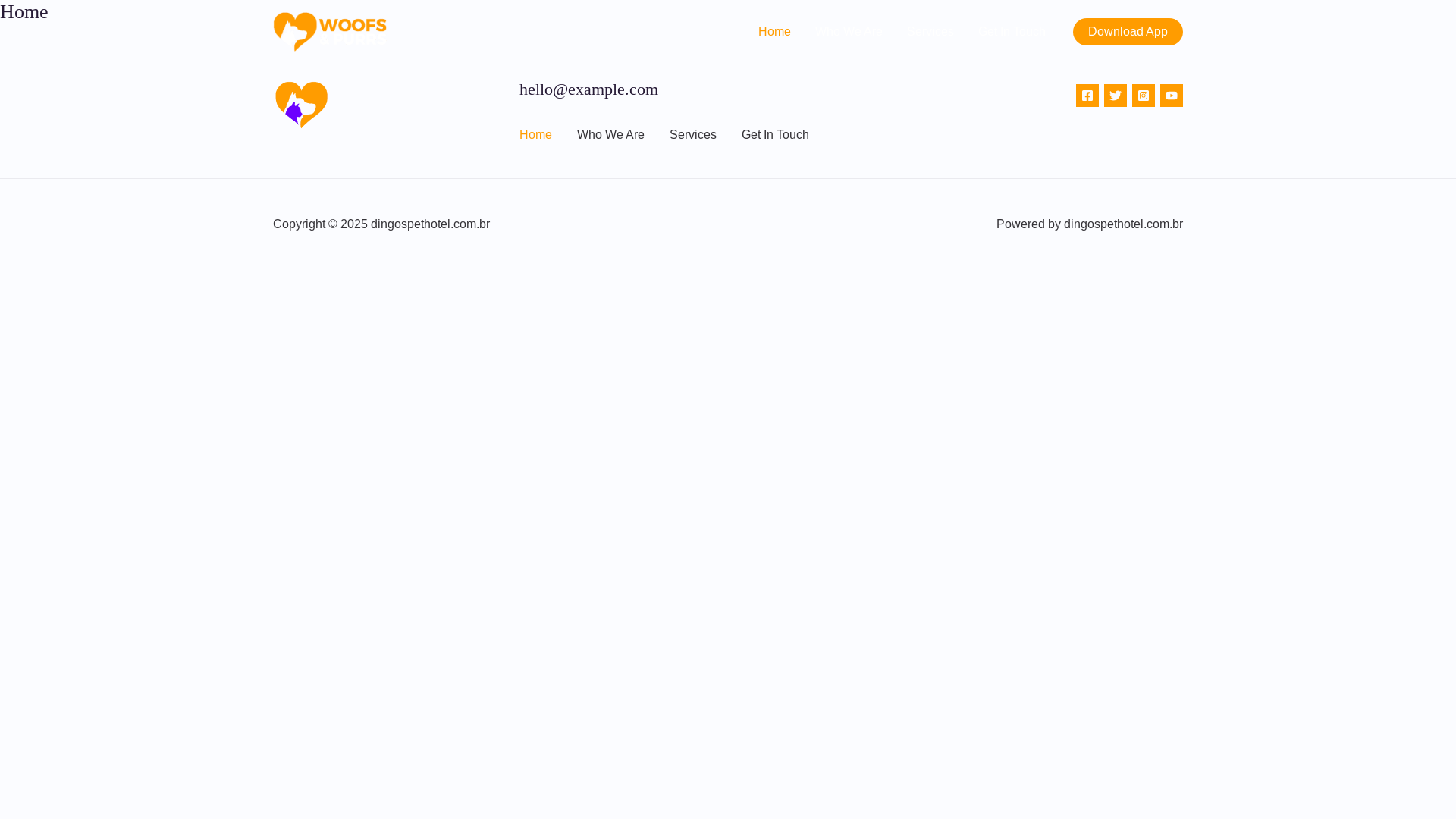 website screenshot of https://dingospethotel.com.br/