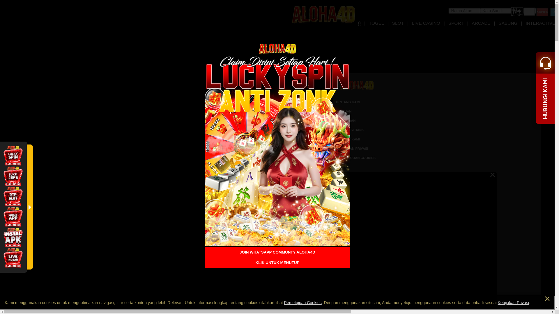 website screenshot of https://aloha4dgaskan.com/