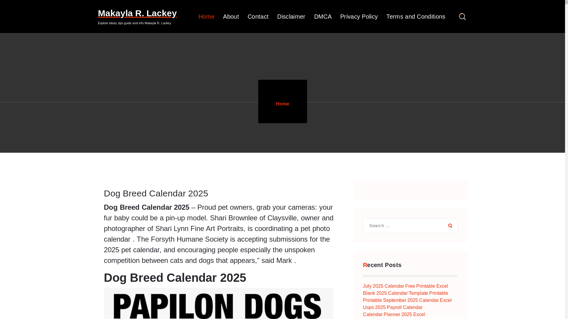 website screenshot of https://makaylarlackey.pages.dev/