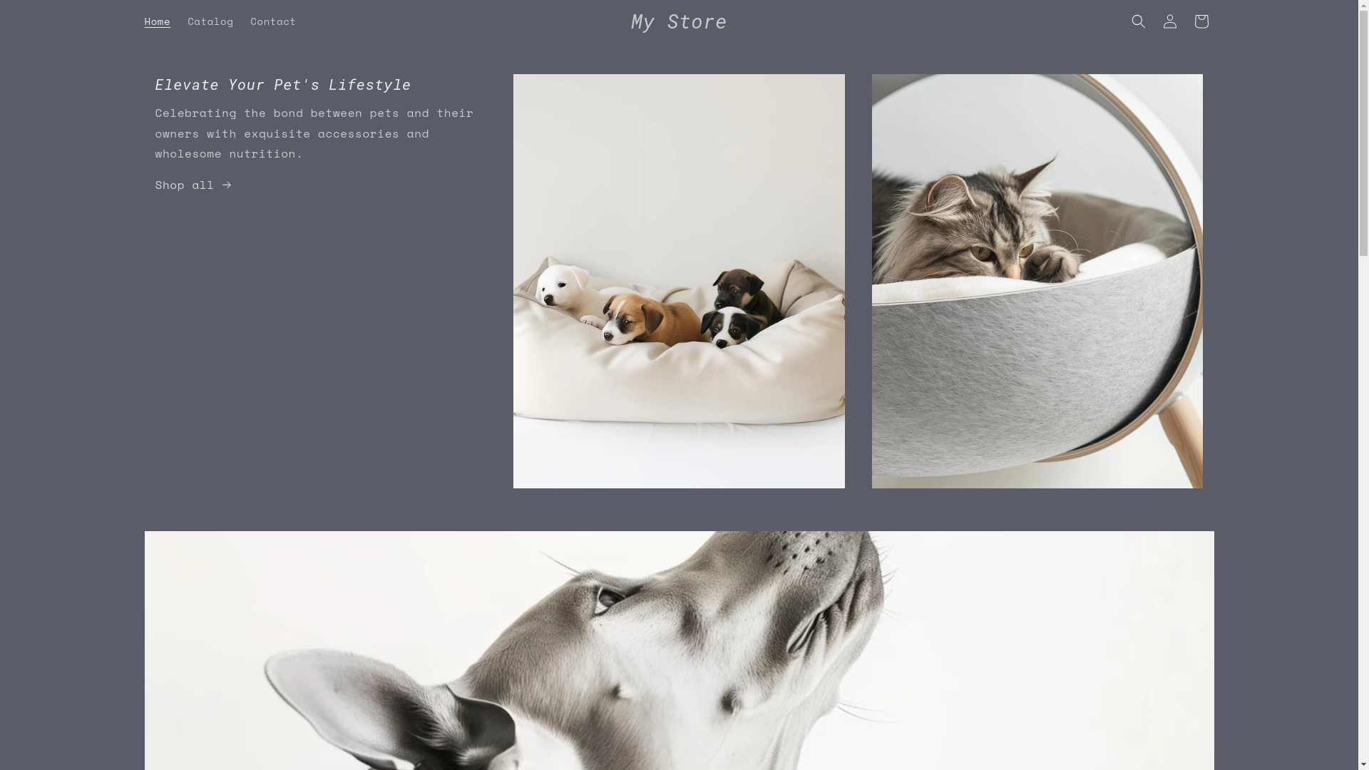 website screenshot of https://petcareandpantry.com/