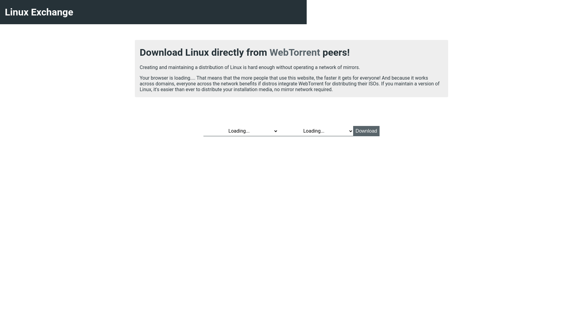 website screenshot of https://linuxexchange.pages.dev/