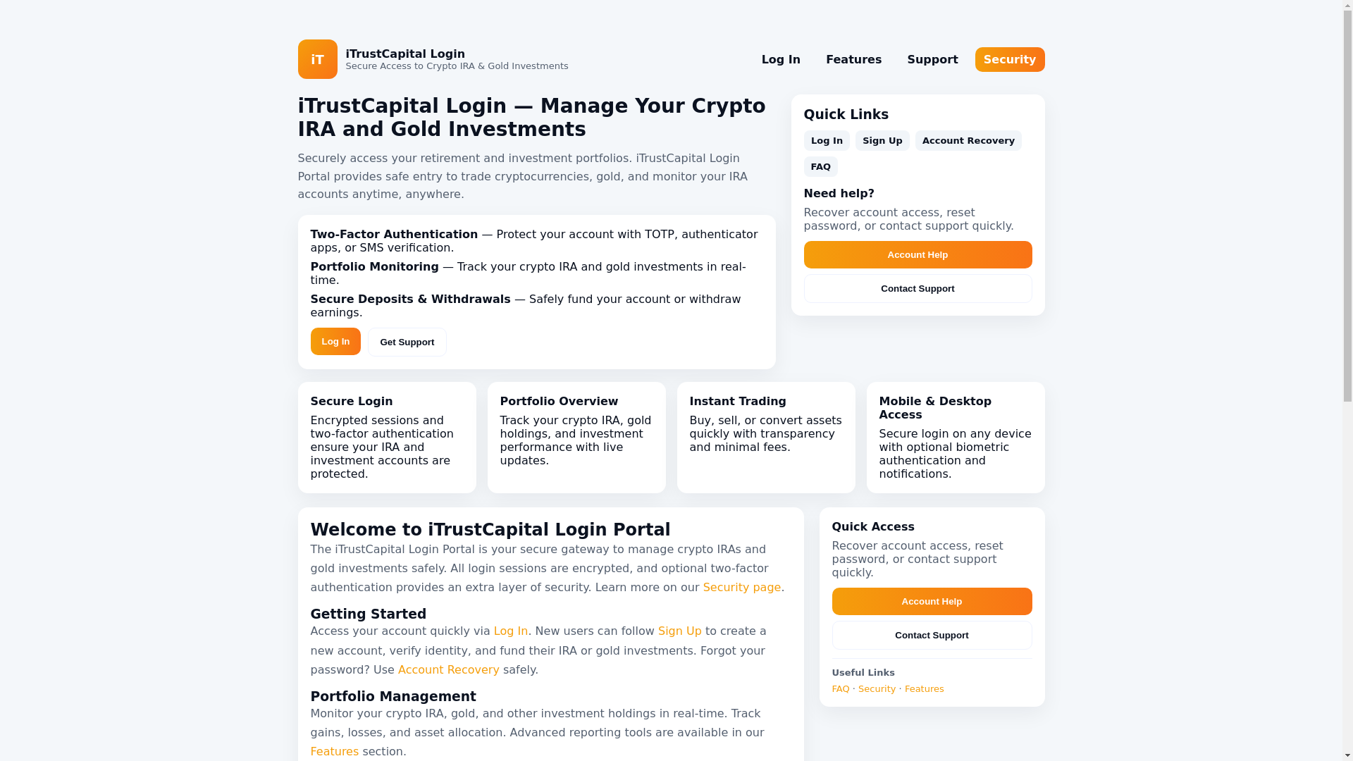 website screenshot of http://home-itrust-capital-logn.pages.dev/