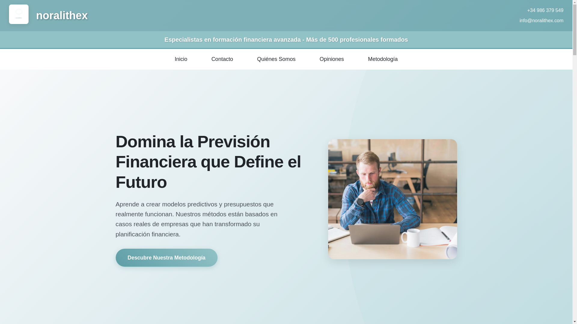 website screenshot of https://noralithex.com/