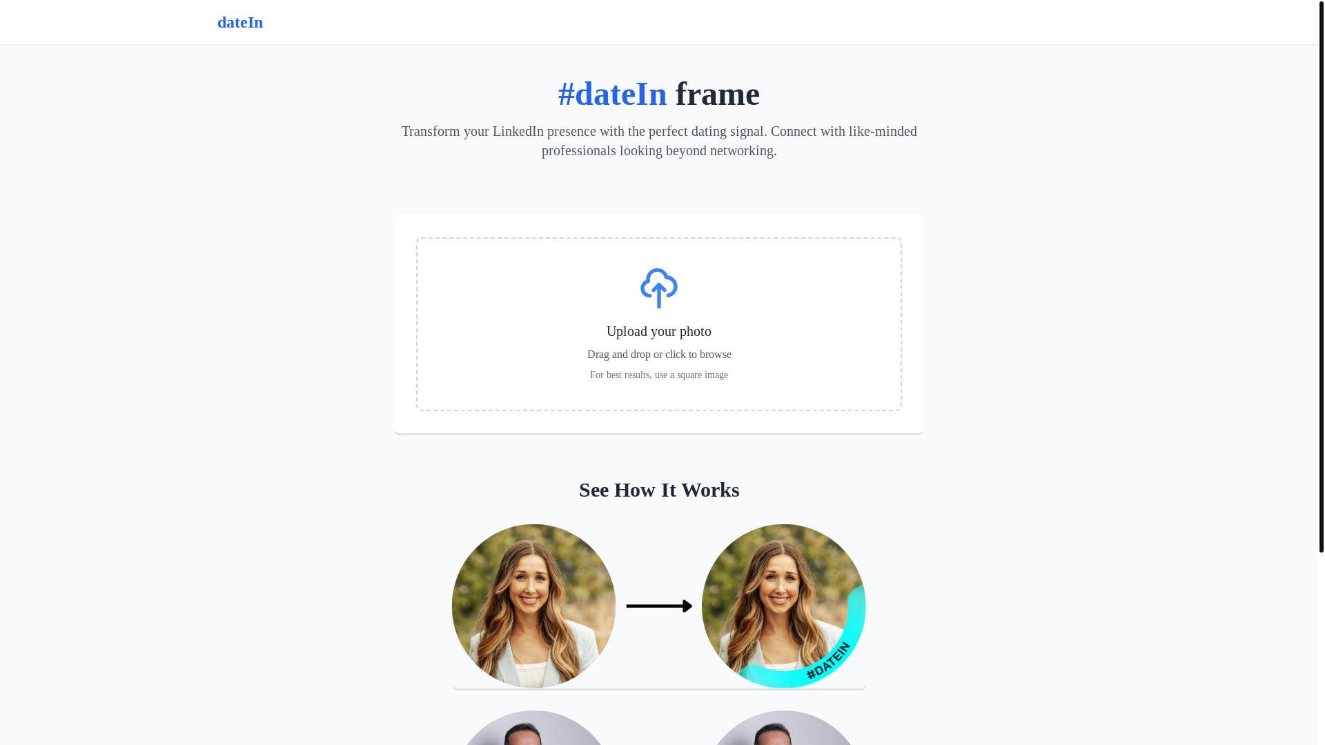 website screenshot of https://datein.ai/