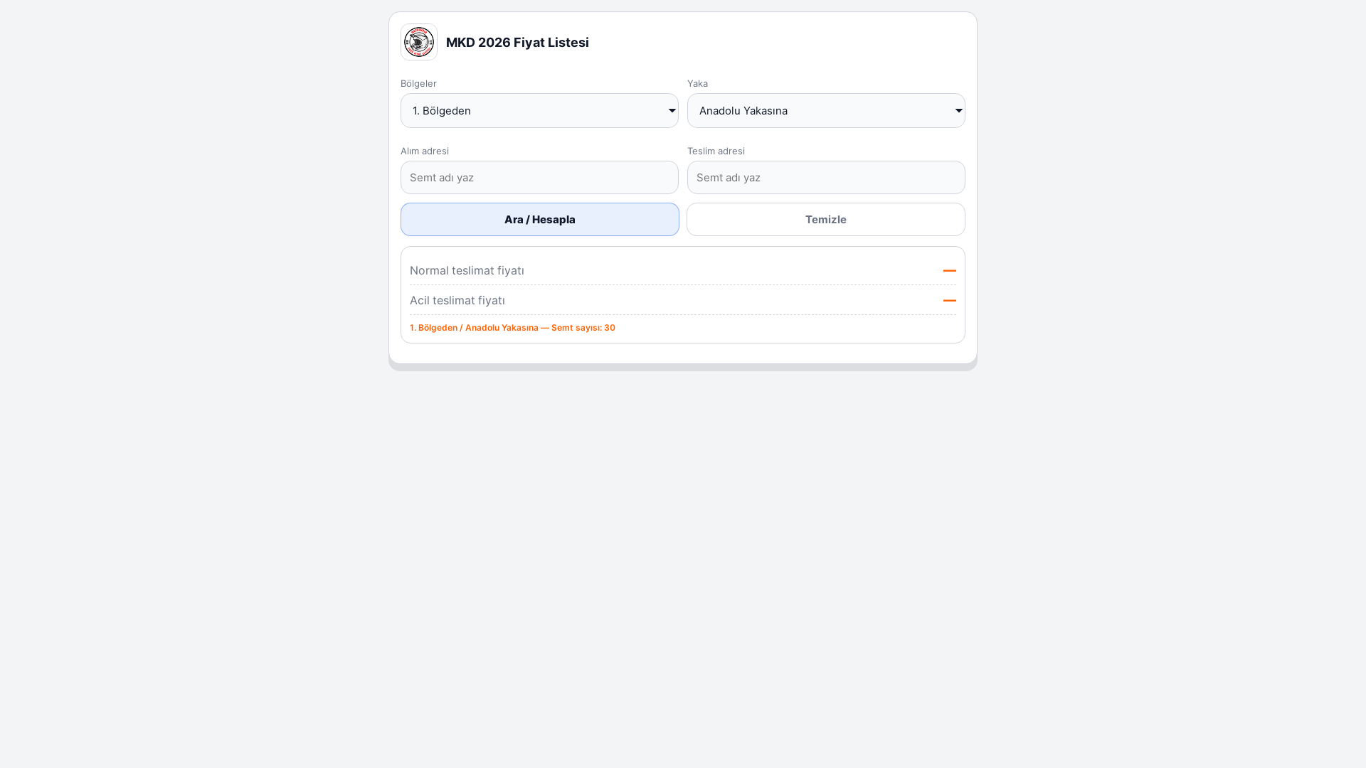 website screenshot of https://mkdfiyathesaplama.pages.dev/
