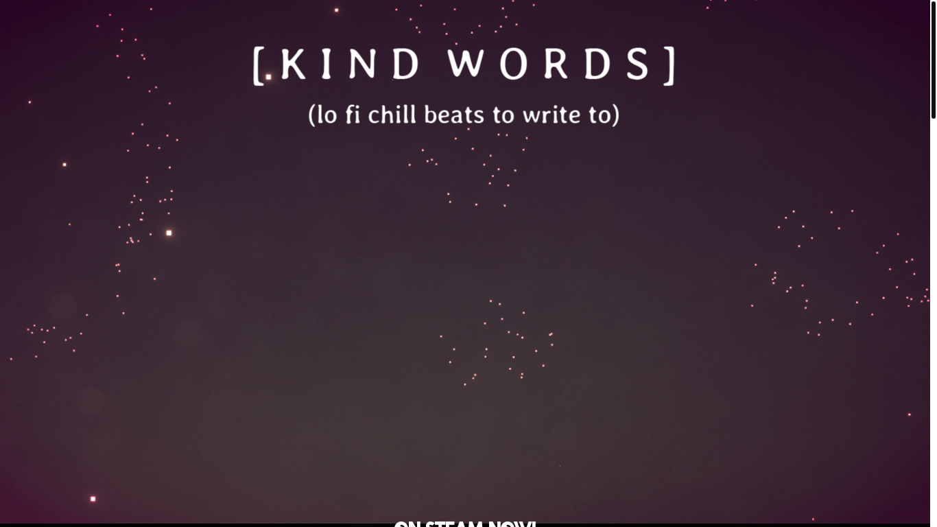 website screenshot of https://popcannibal.com/kindwords/