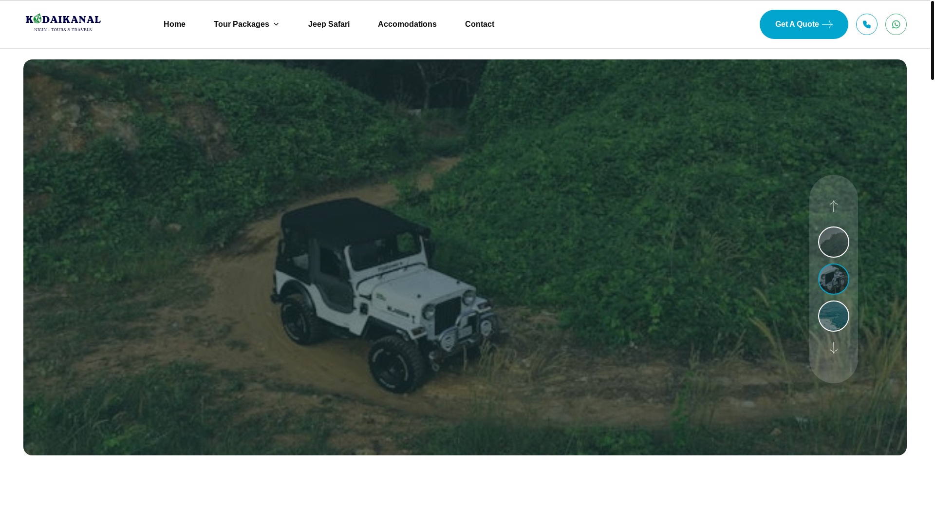 website screenshot of https://kodaikanal-nigin-tours-and-travels.pages.dev/