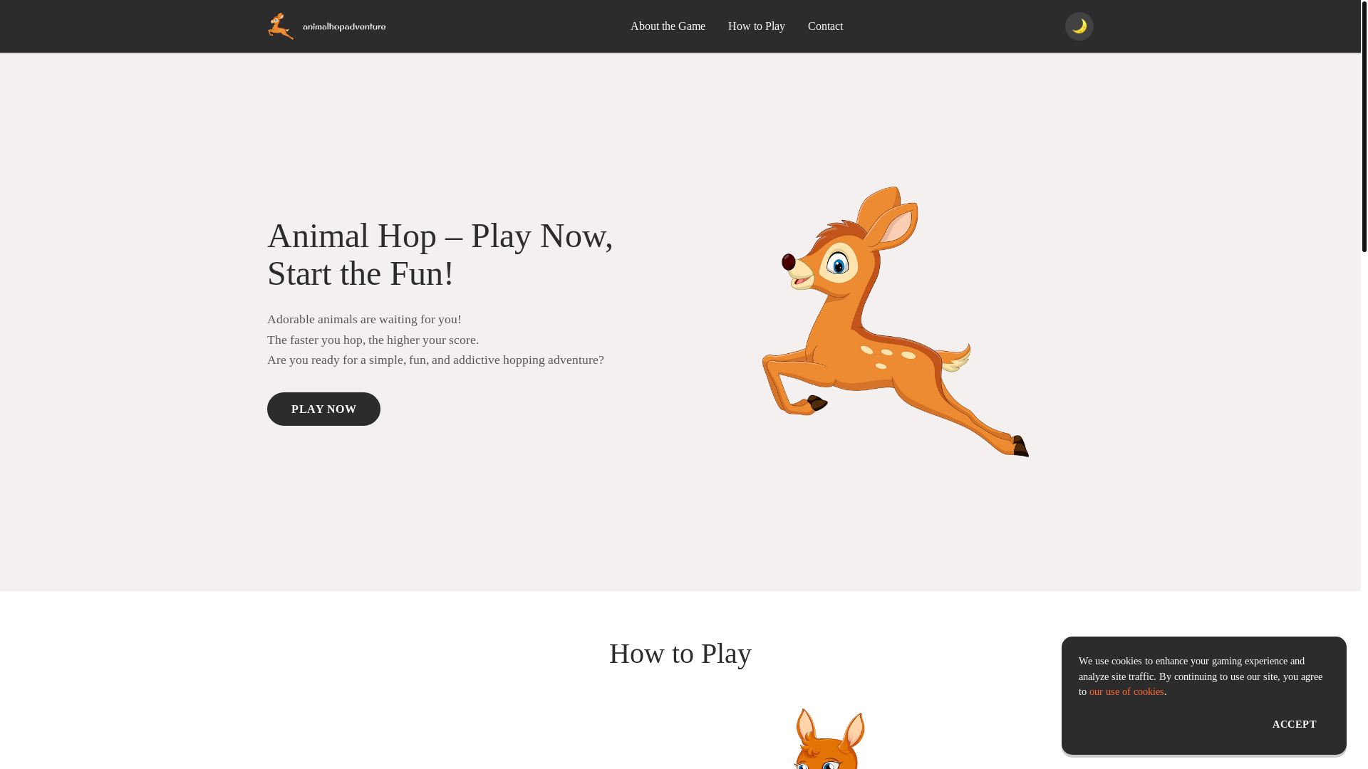 website screenshot of https://animalhopadventure.com/