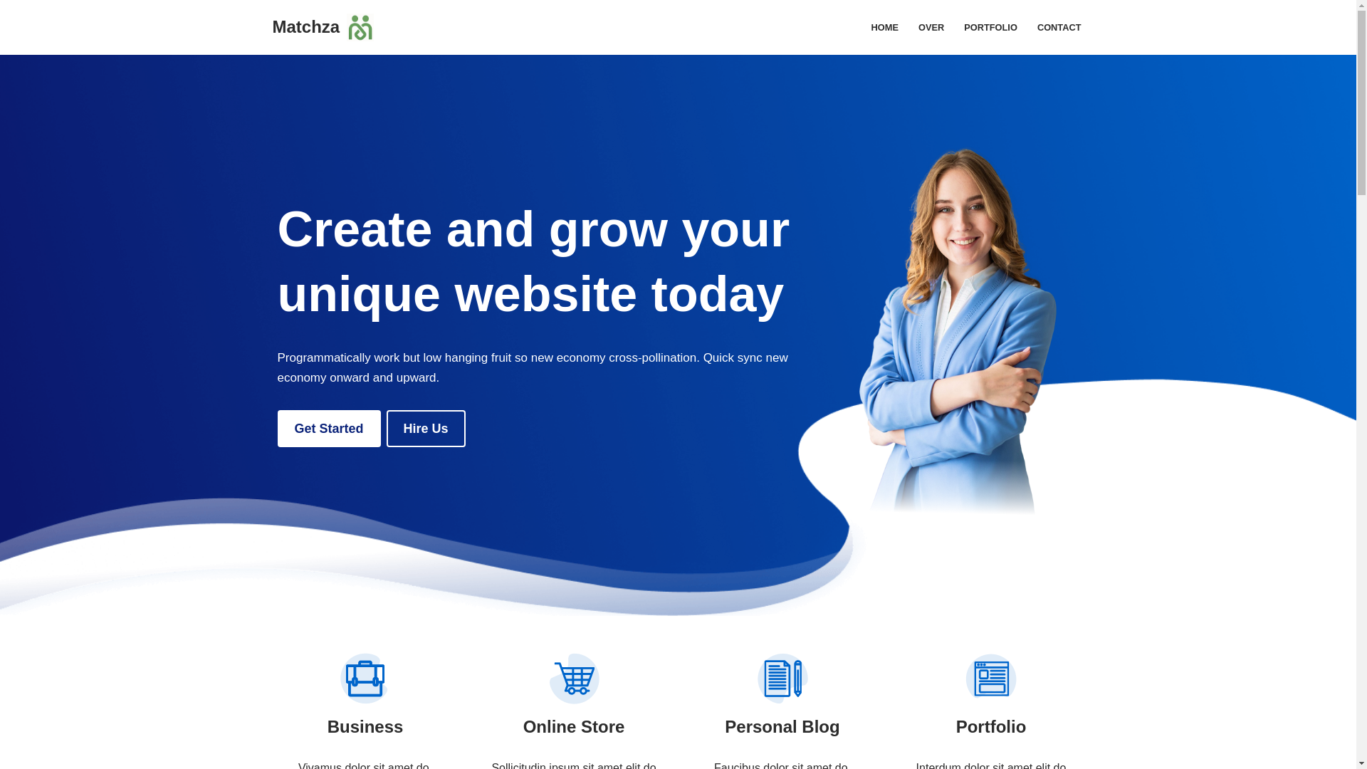 website screenshot of https://matchza.nl/