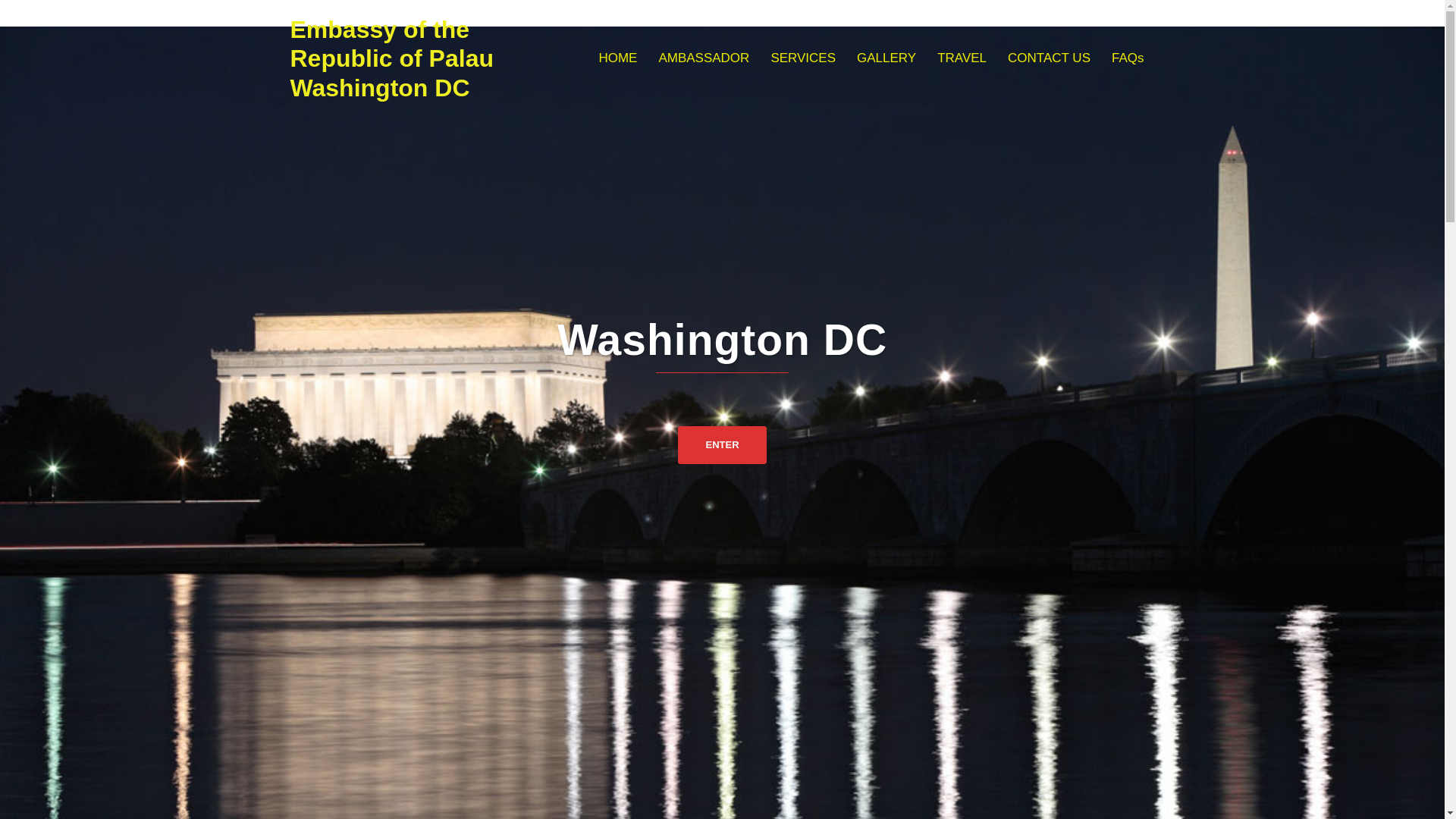 website screenshot of https://palauembassy.org/