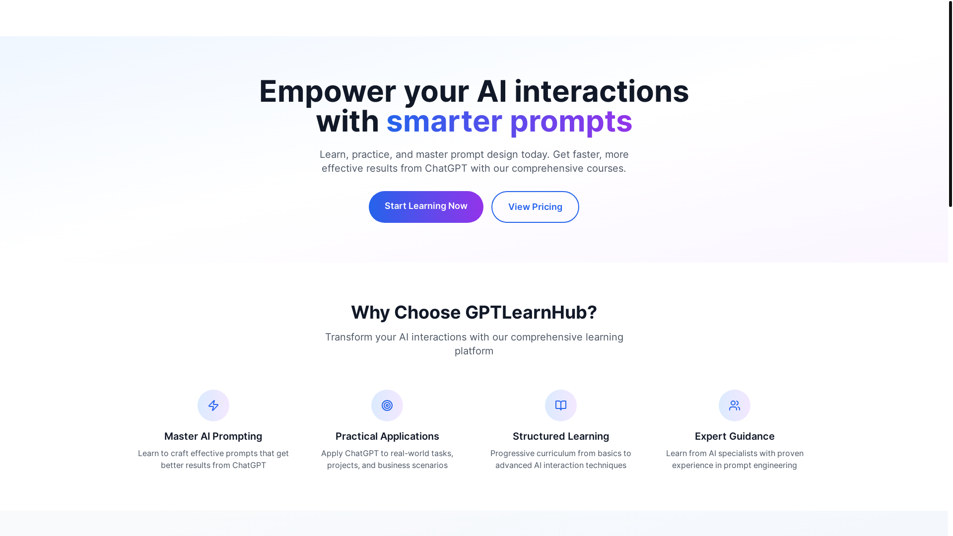 website screenshot of https://cap6-site-gpt-learning-hub.pages.dev/
