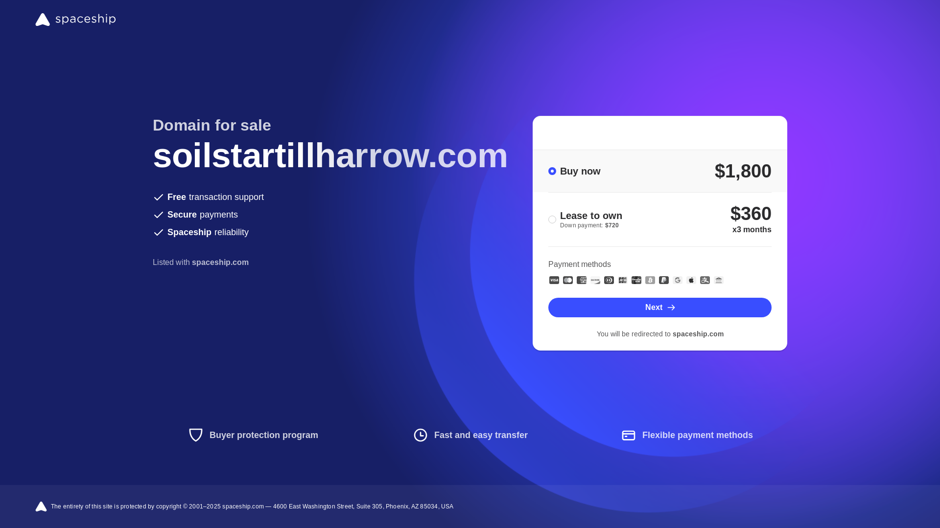 website screenshot of https://soilstartillharrow.com/