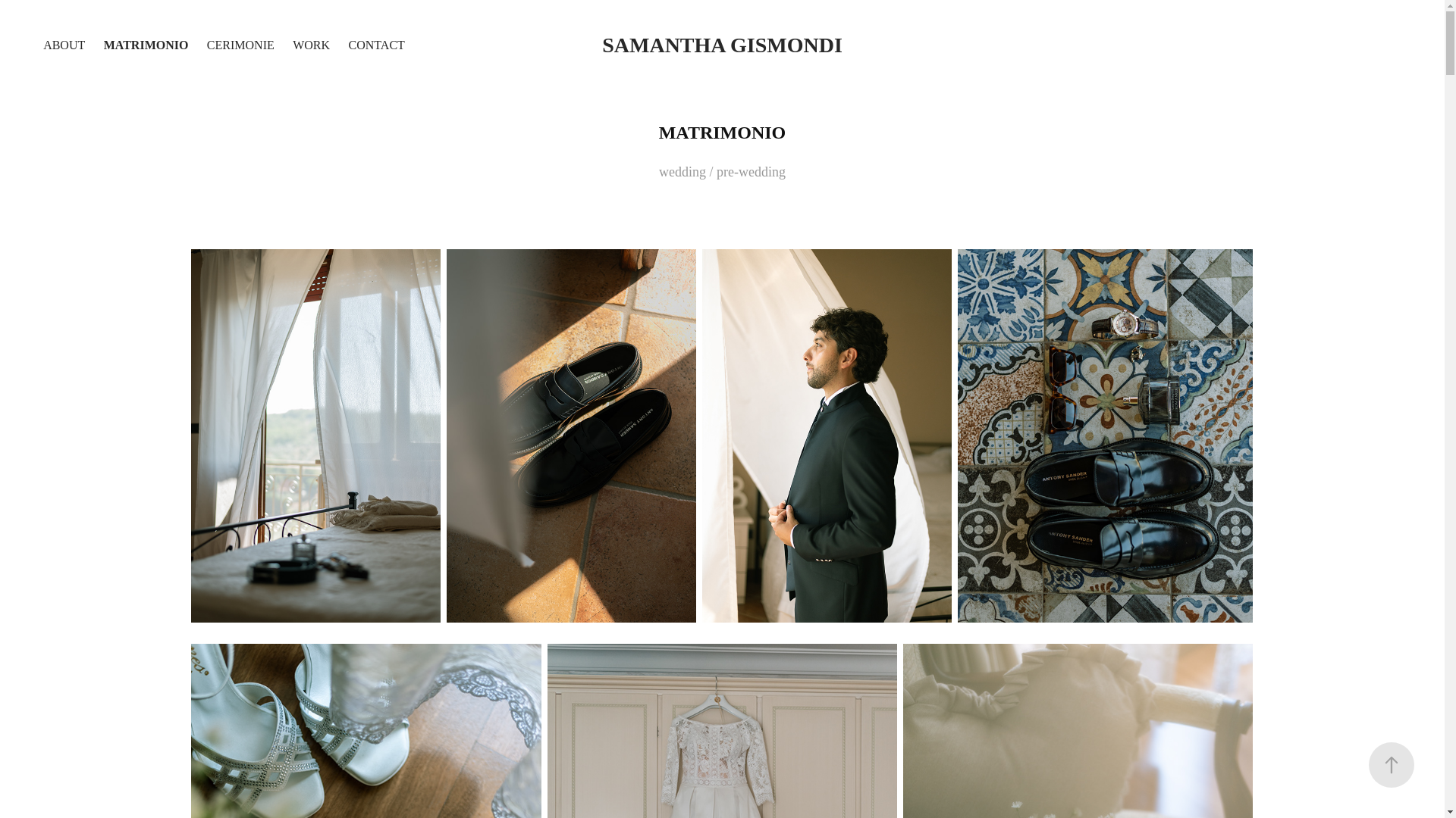 website screenshot of https://samanthagismondi.com/