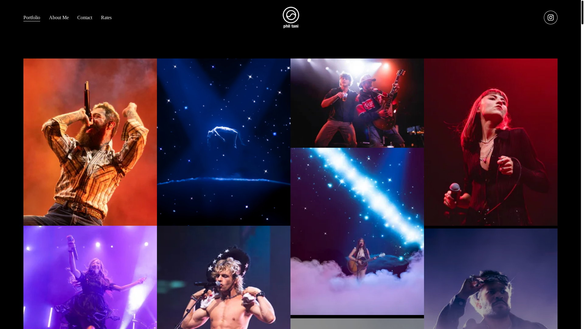 website screenshot of https://philtaniphoto.com/