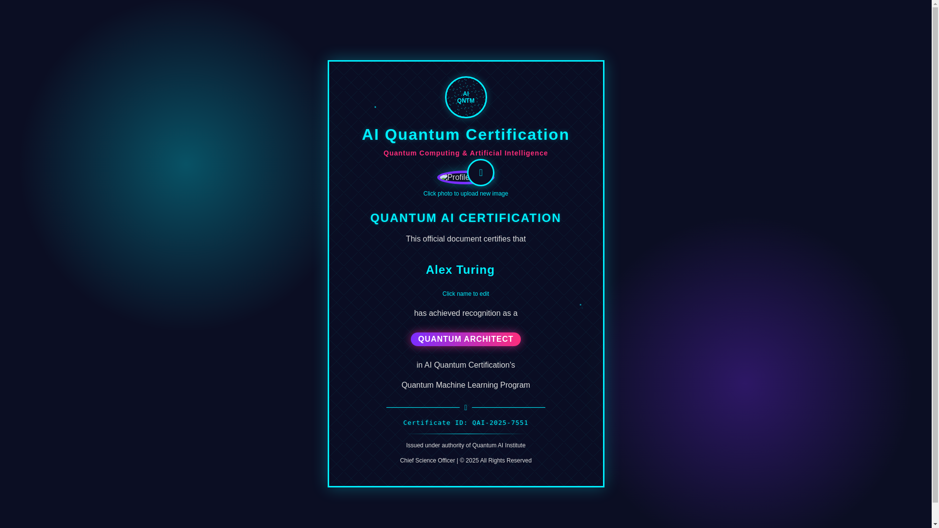 website screenshot of https://ai-quantum-certification.pages.dev/