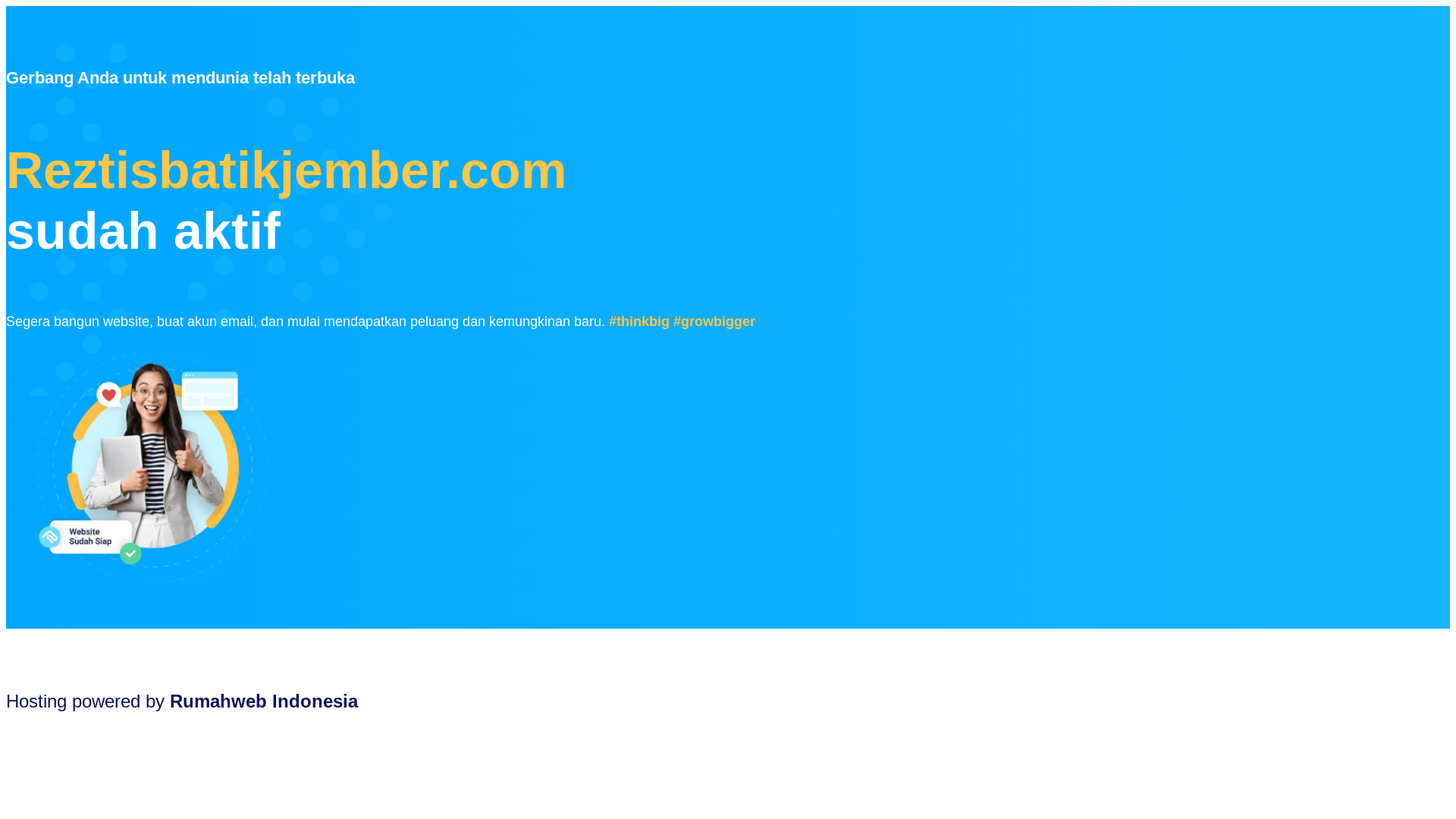 website screenshot of https://reztisbatikjember.com/