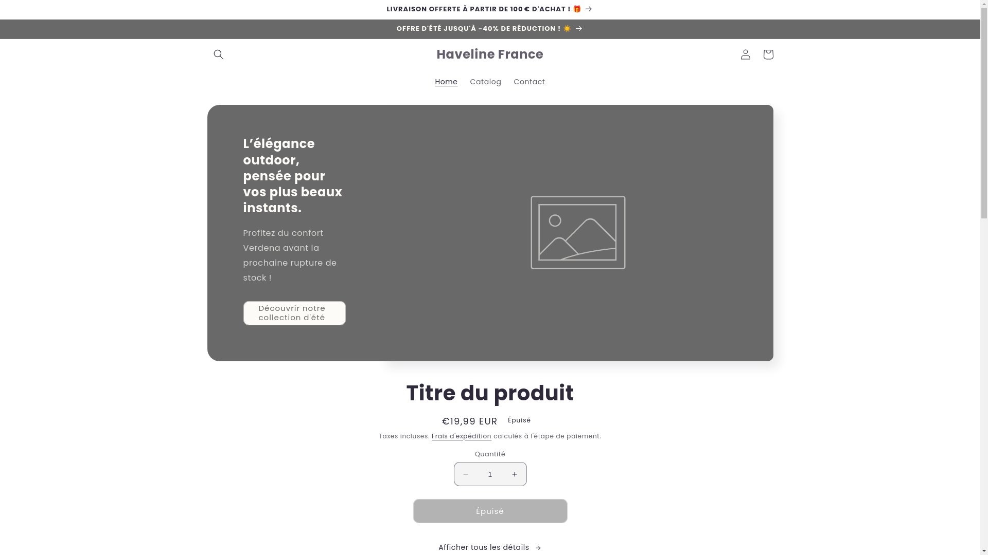 website screenshot of https://havelinefrance.com/