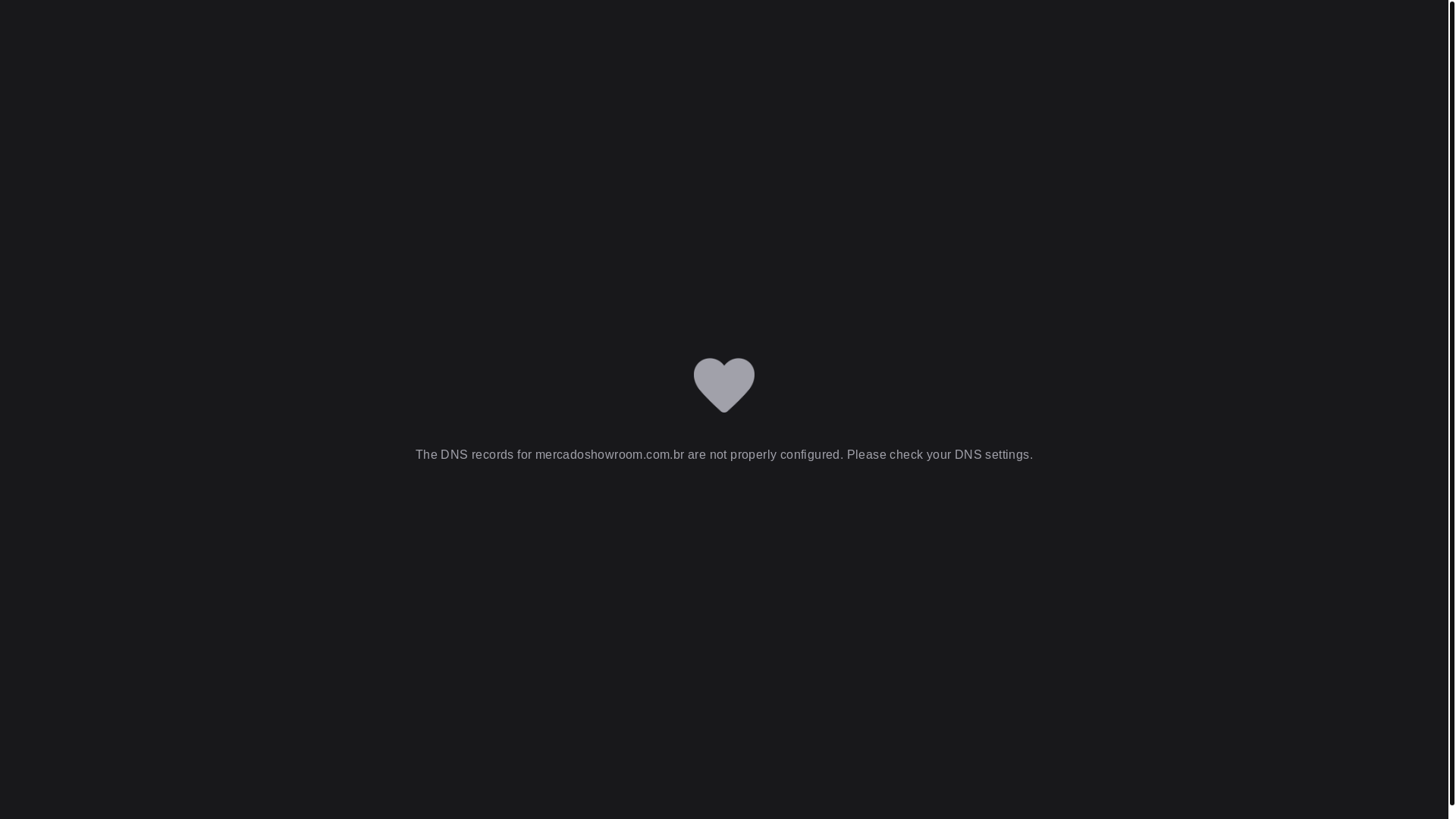 website screenshot of https://mercadoshowroom.com.br/