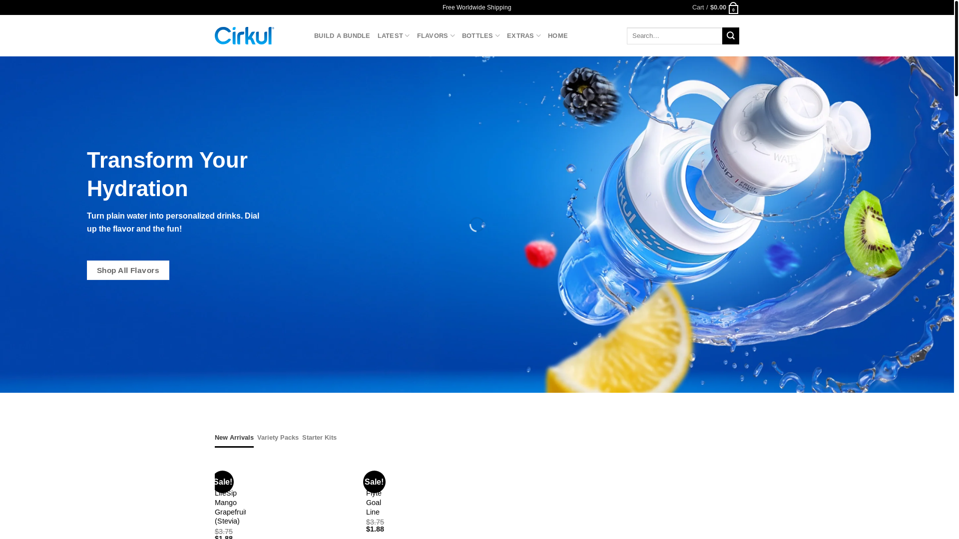 website screenshot of https://drinkcriknll.top/