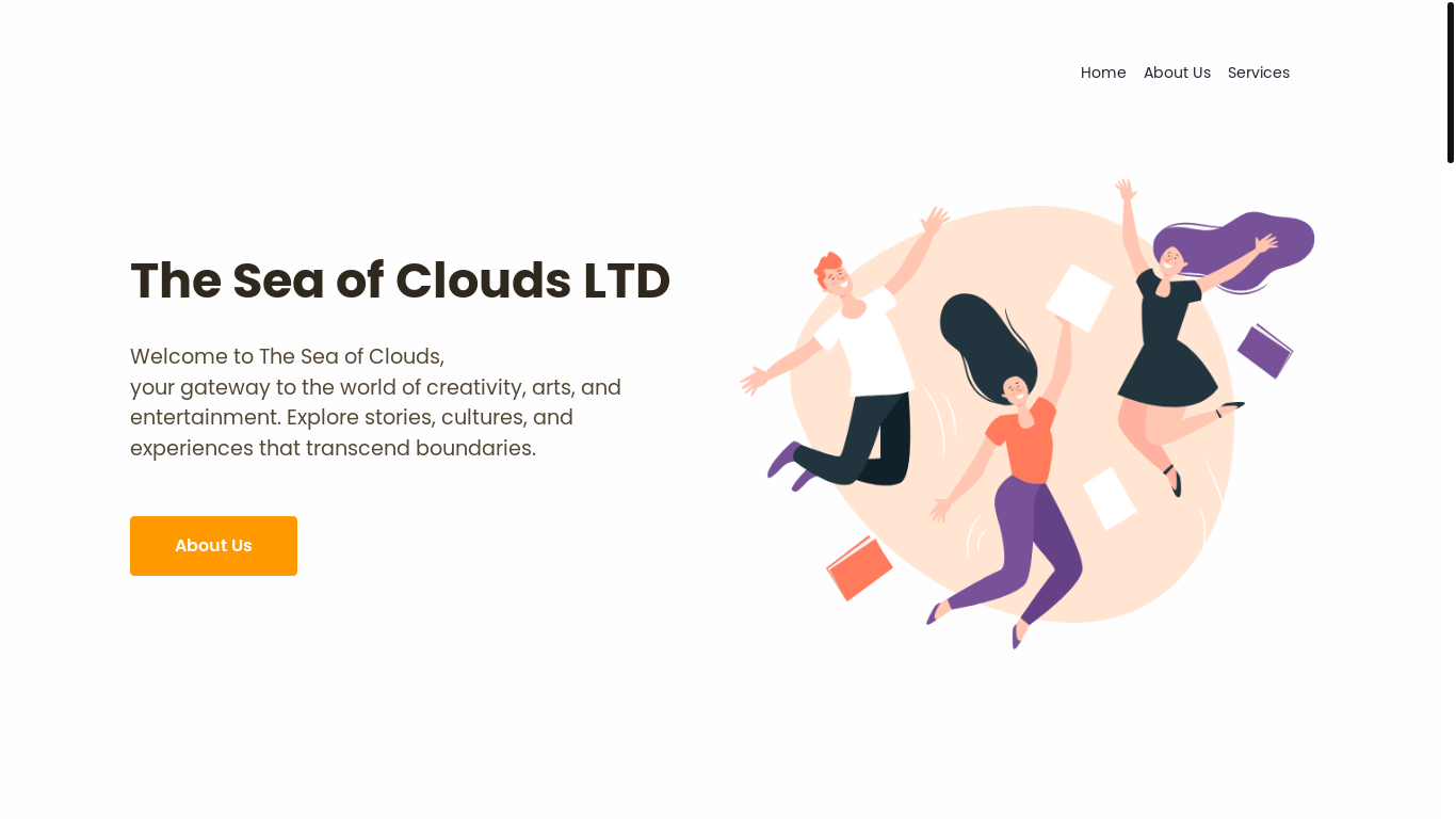 website screenshot of https://seacloudsgroup-com.pages.dev/