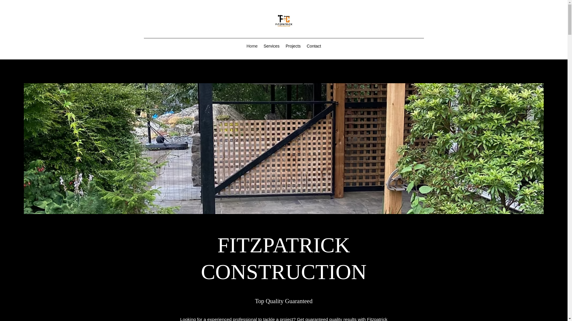 website screenshot of https://fitzpatrickcontracting.com/